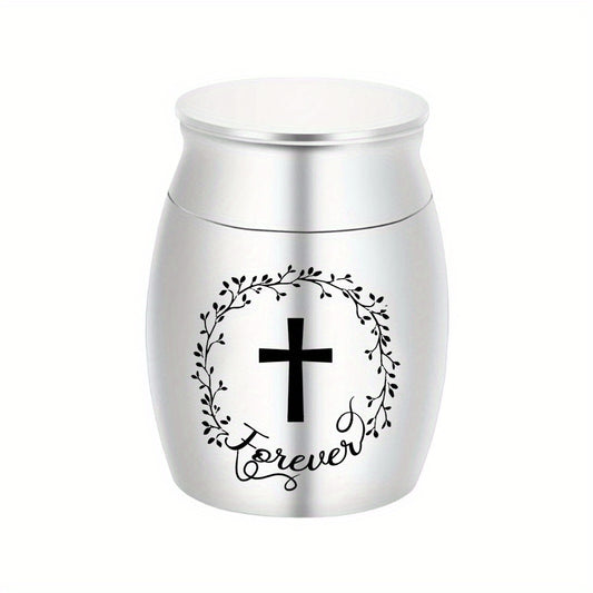 Small Keepsake Urns for Human Pet Ashes Aluminum Alloy Memorial Ashes Holder