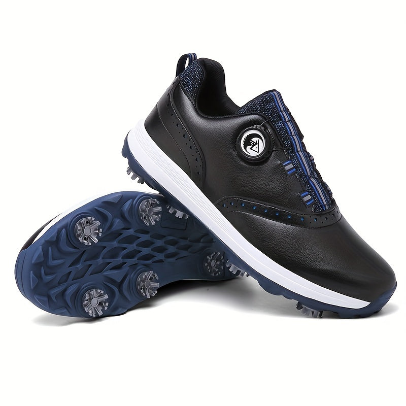 Men's Non Slip Golf Shoes with Rotary Buckle