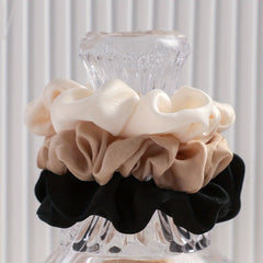 3pcs Large Satin Scrunchies Hair Rope for Women Girls