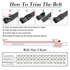Men's Automatic Buckle Crocodile Pattern Cowhide Belt