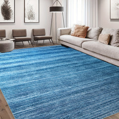Striped Cashmere Floor Mat for Living Room and Bedroom