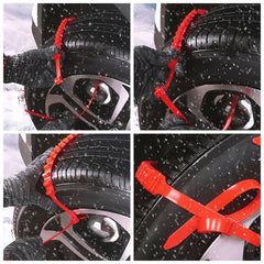 10pcs Snow Anti-Skid Tire Chains Safety Chains Car Accessories