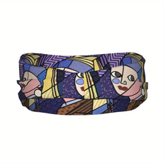 Unisex Sports Headband Sweat Wicking Polyester Mosaic Art