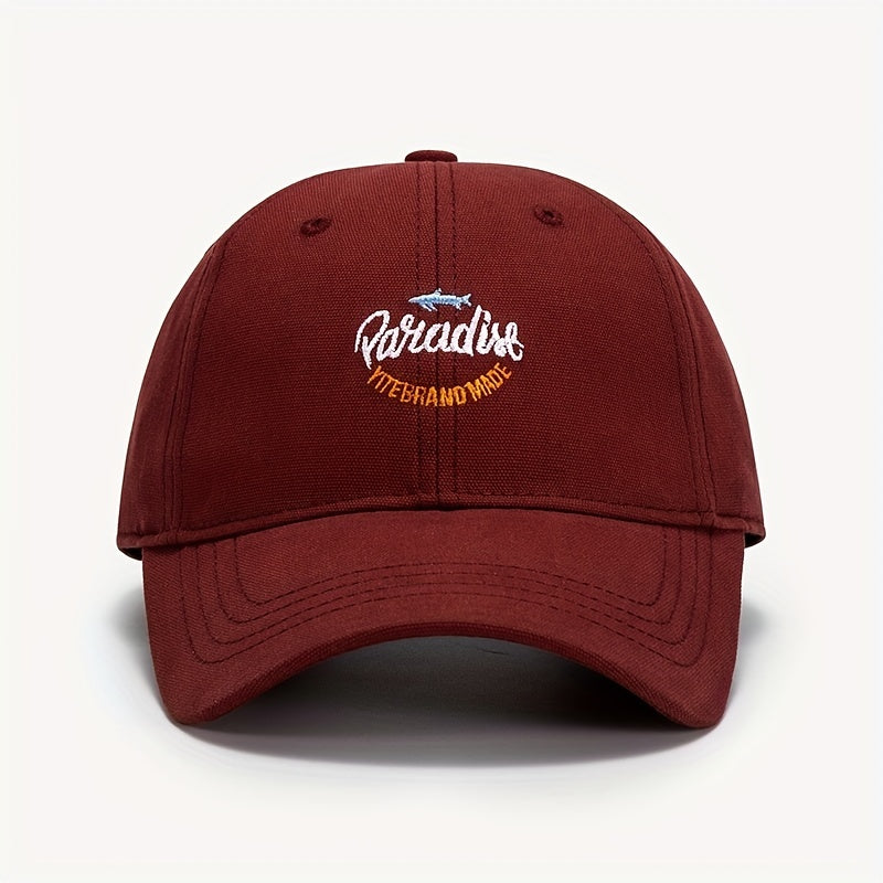 Men's Summer Sunshade Hat Outdoor Embroidered Baseball Cap