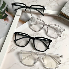 Anti Light Glasses Oval Bare Frame Large Frame Thin Frame Glasses Frame Male