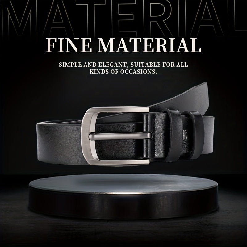 Men's Casual Buckle Belt PU Decorative Accessories