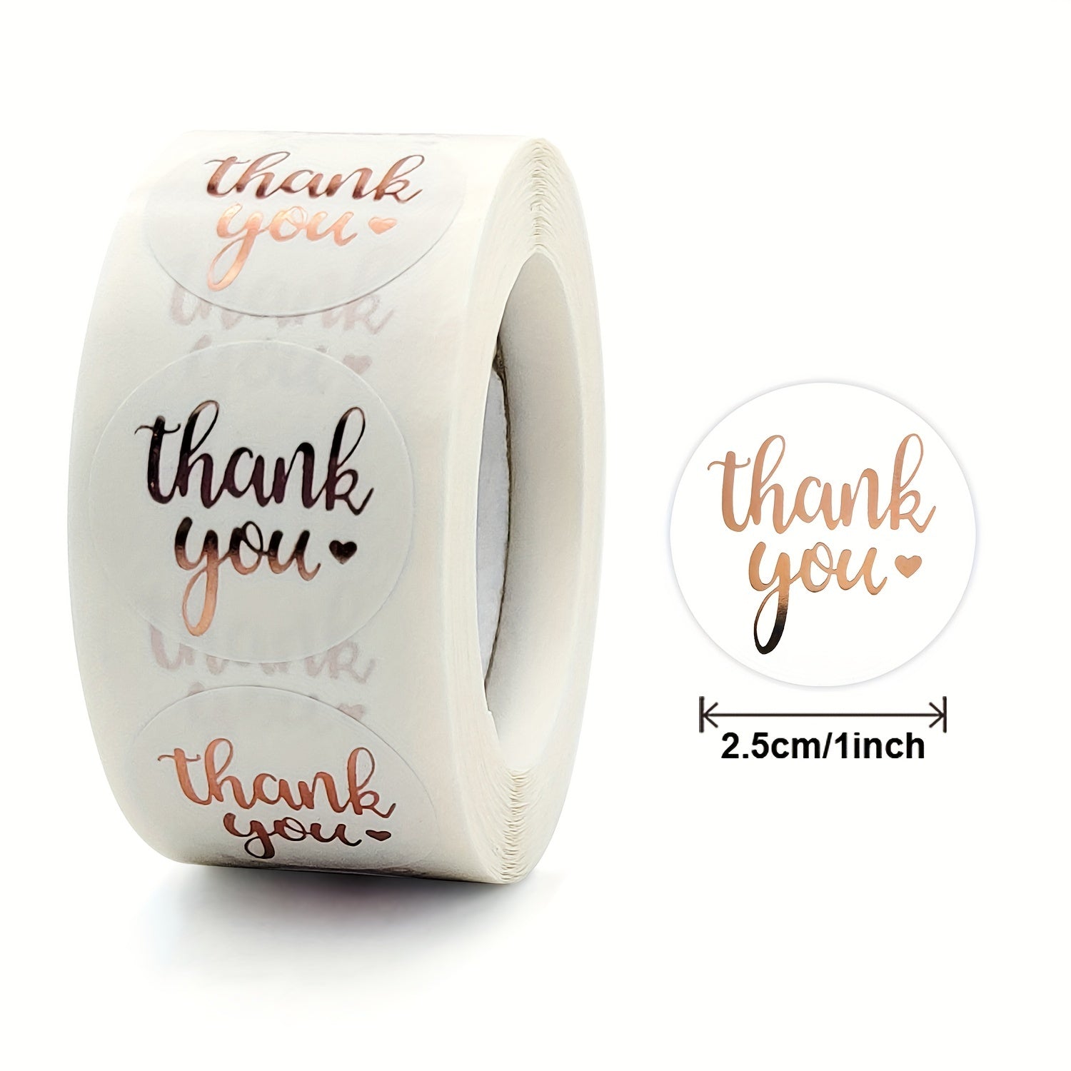 500pcs Golden Thank You Wedding Gift Sticker