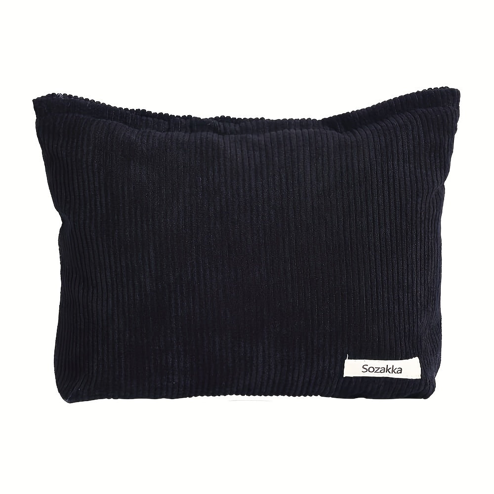 Canvas Makeup Bag Large Capacity Travel Toiletry Organizer