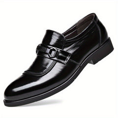 Formal Breathable Slip-On Derby Shoes for Wedding Business
