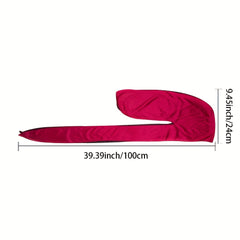 Silk Satin Braided Pirate Hat Long Tail Durag Turban