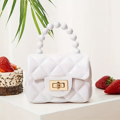 Colorful Pearl Cosmetic Bag Lipstick Storage Mini Bag For Girls
