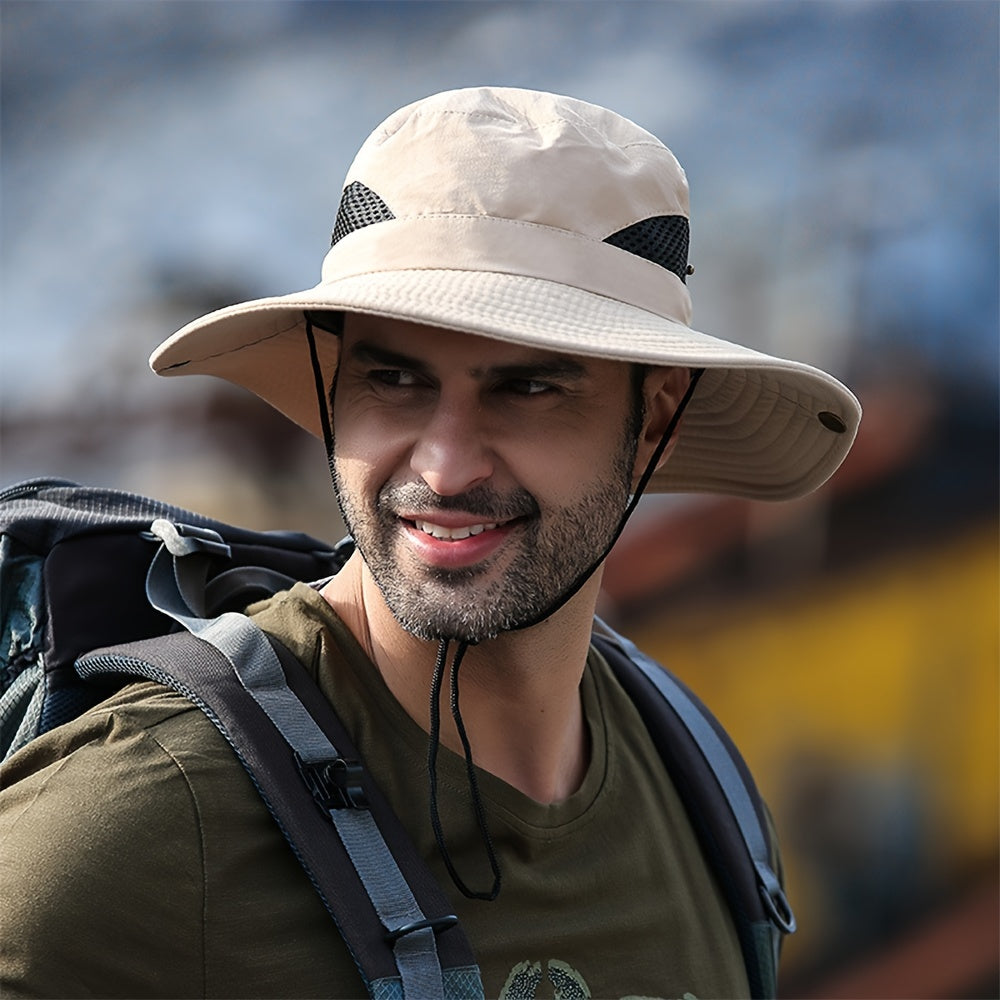 Breathable Sun Protection Wide Brim Hat for Outdoor Activities