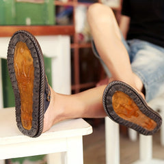 Men's Outdoor Slip On Flip Flops Summer Walking Slippers