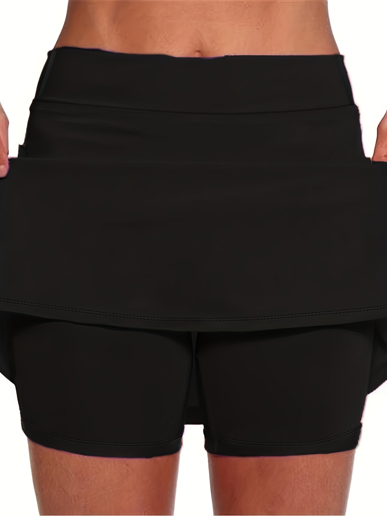 Sports Skirt Women's Plus A line Tennis Skirt With Pockets