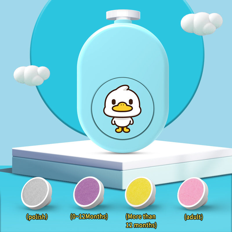 Ergonomic Nail Clipper Set with 4 Grinding Heads for Infants Adults Hands & Toes