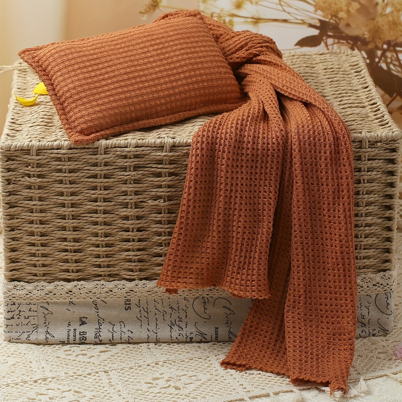 Newborn Solid Wrapped Cloth Pillow Set for Shooting Props