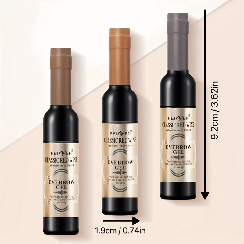 Red Wine Bottle Eyebrow Tattoo Gel Waterproof Pomade