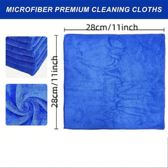 5pcs Microfiber Towels Soft Absorbent Household Car Boat Washing