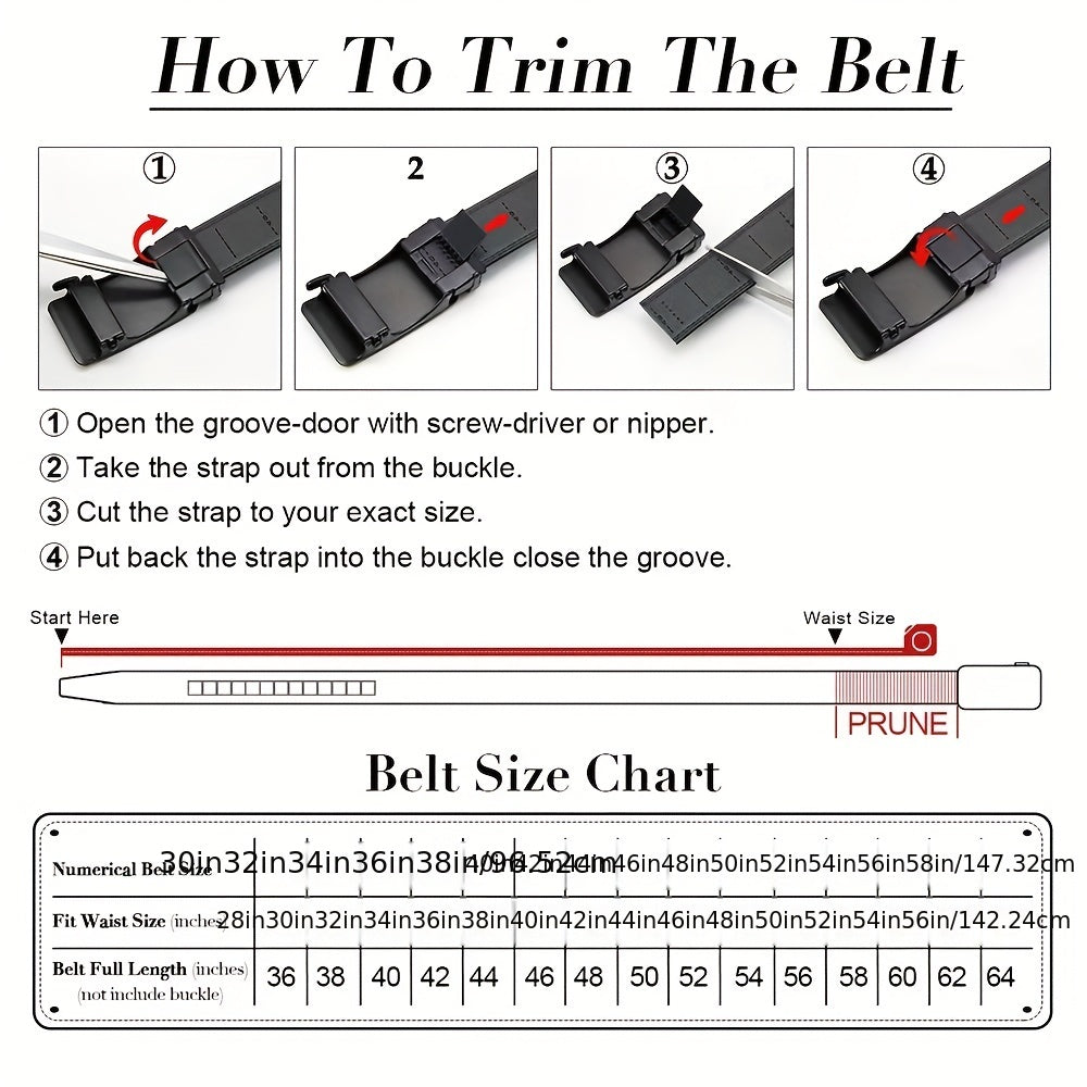 Crocodile Belt Men's Cowhide Leisure Business Trouser Belt