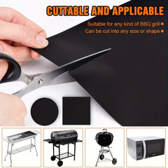 2pcs BBQ Barbecue Mat Set Non Stick High Temperature Resistant
