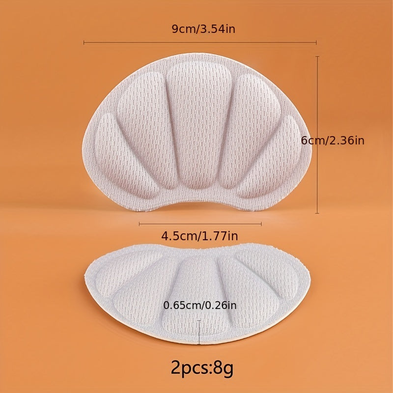 1pair Sneaker Heel Stickers Self-adhesive Half size, Small Shoe Heel Grips