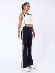 Women's Flared Yoga Pants High Waist V Crossed Leggings