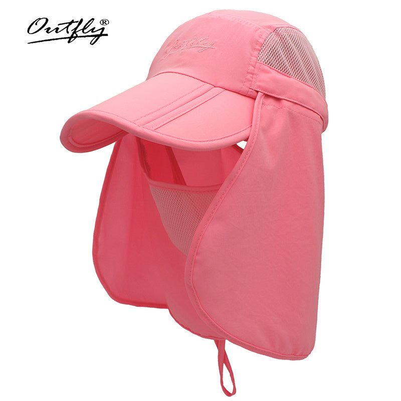 Kids Sun Hat with Removable Mask and Neck Flap