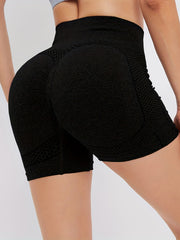 High Waist Sexy Sports Leggings Solid Biker Shorts Women's Activewear