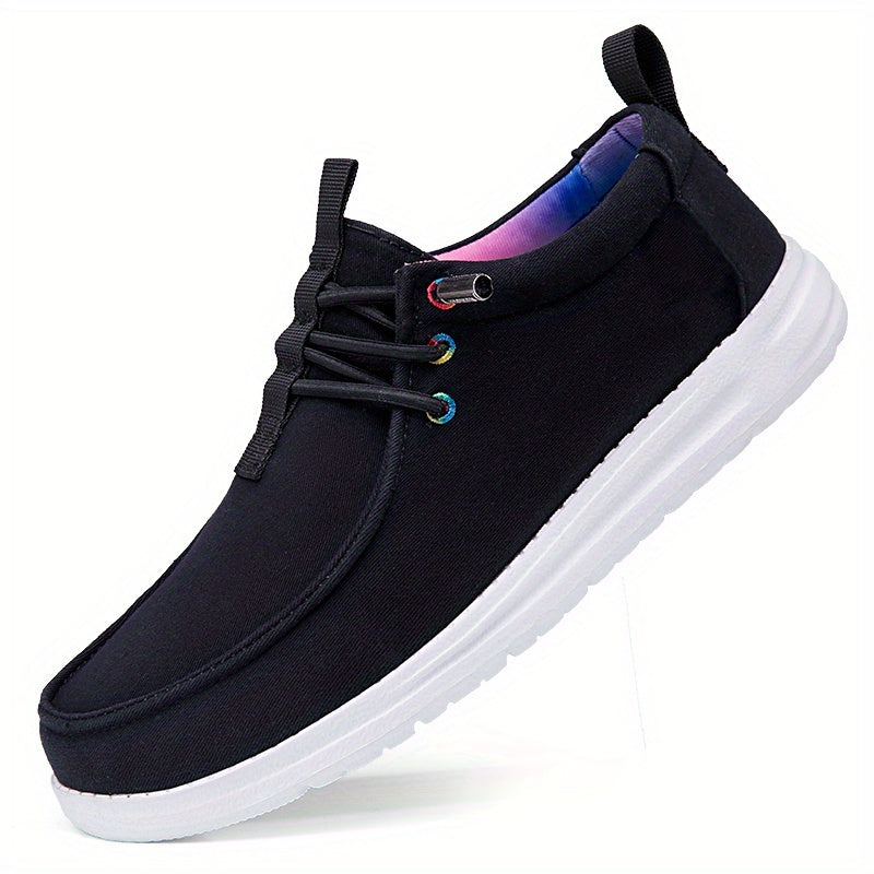 Men's Lightweight Canvas Loafer Shoes Slip On Casual Shoes