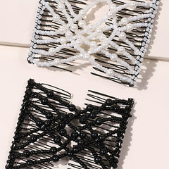 Double Stretching Combs Hair Bun Maker Hair Styling Tools