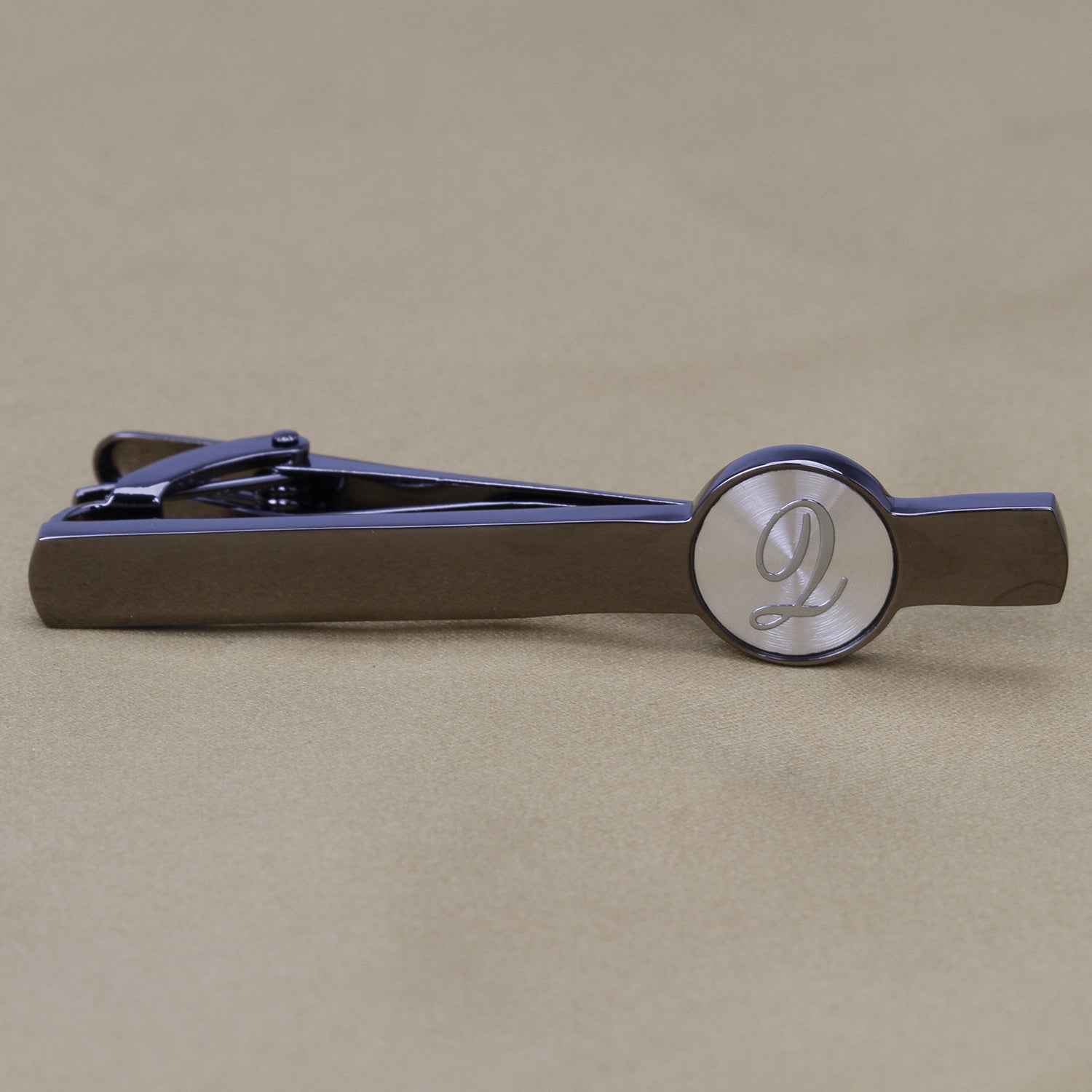 Business Casual Letter Print Copper Tie Clip Gift For Men P