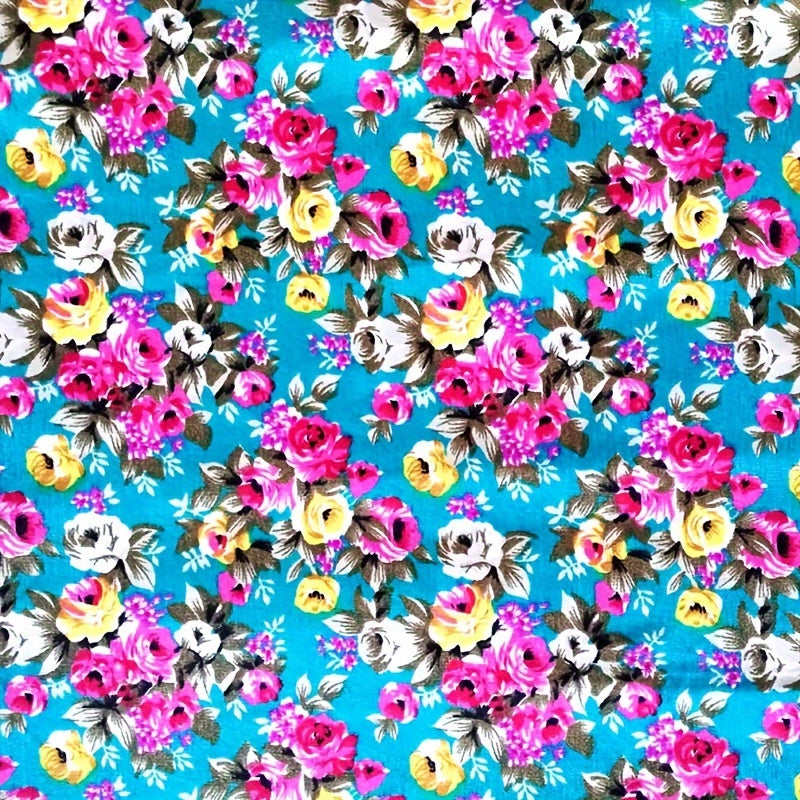 7pcs Velvet Fabric Flat Pattern Printing Cloth for DIY Box Bag Clothing
