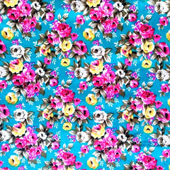 7pcs Velvet Fabric Flat Pattern Printing Cloth for DIY Box Bag Clothing