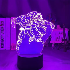 Anime 3D Led Night Light Lamp Colorful Gift For Kids Child Bedroom
