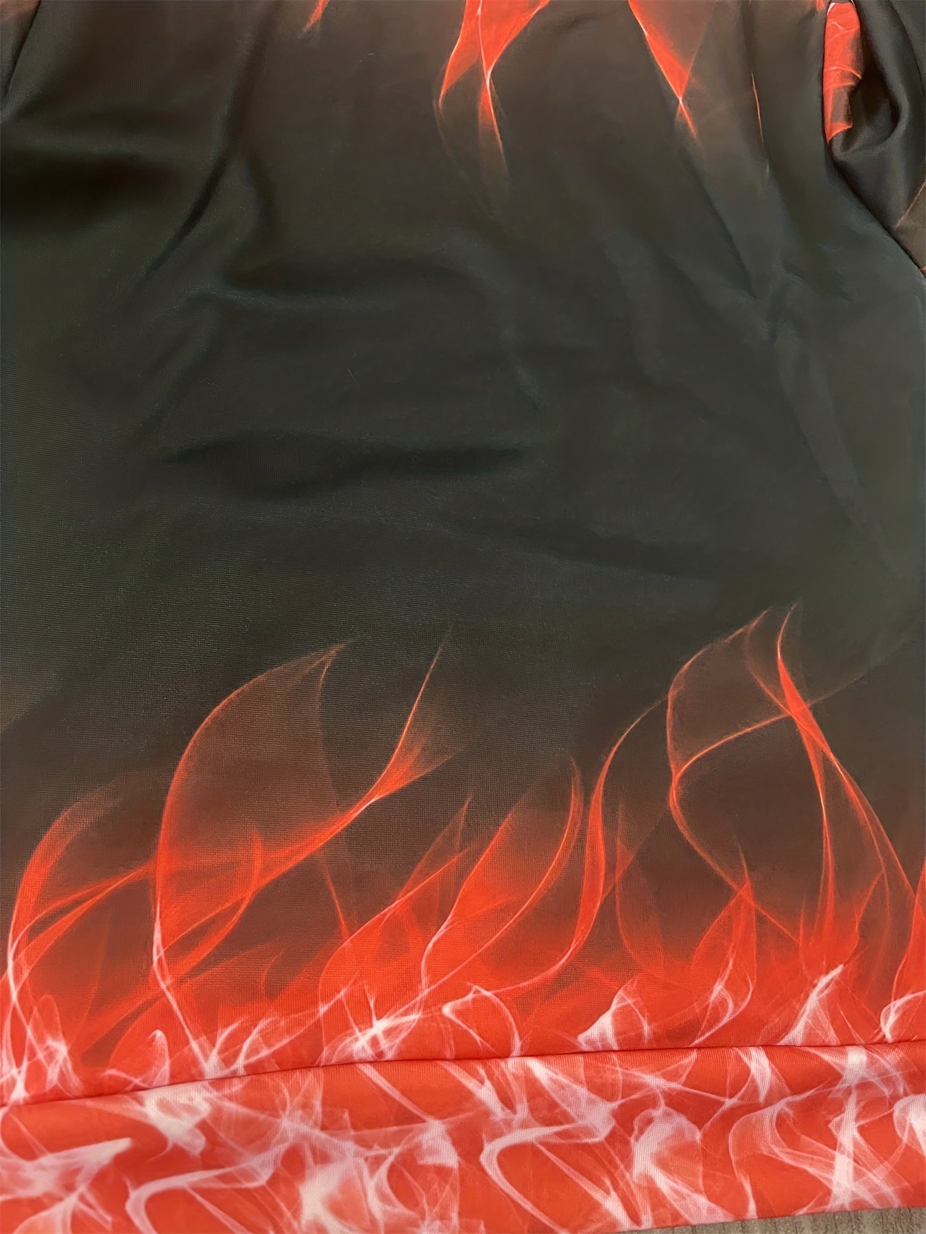 Kids Flame Hoodie Street Wear Pullover 4-14 Yrs