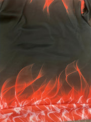 Kids Flame Hoodie Street Wear Pullover 4-14 Yrs