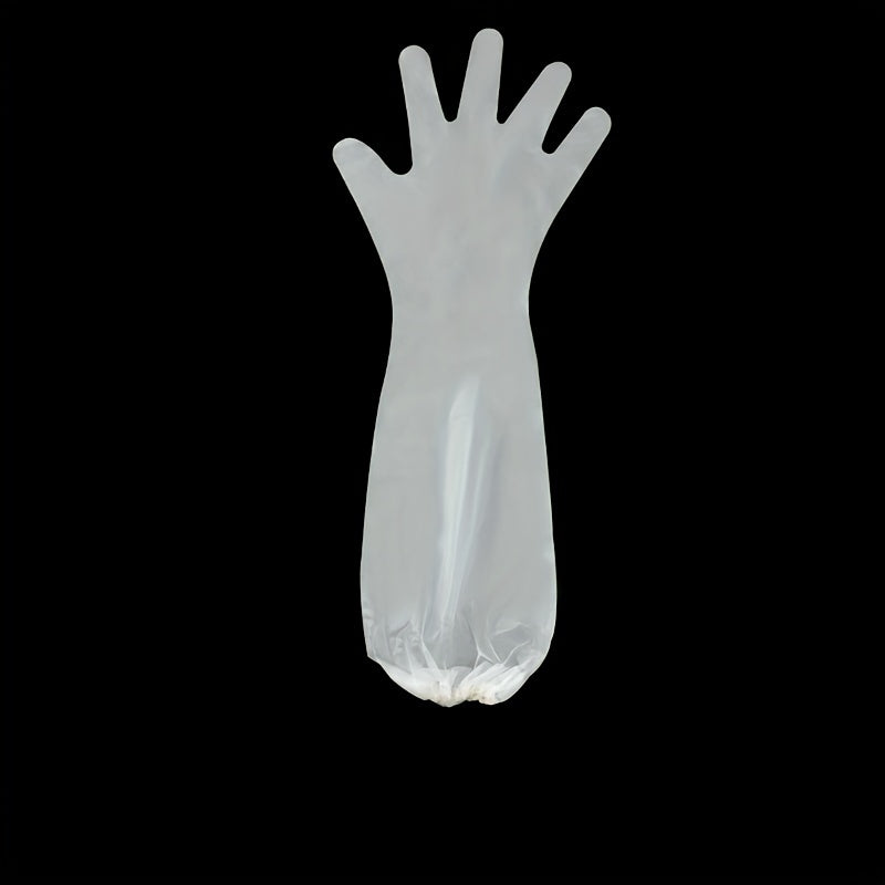 50pcs Disposable Extended Gloves for Dishwashing & Kitchen Supplies