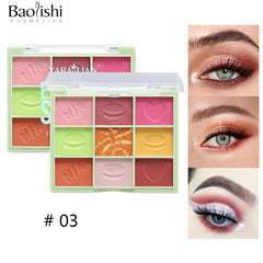 Smokey YABAOLIAN Eyeshadow Palette 9 Colors Eye Makeup Palette