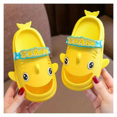 Kids Fish Slides Slippers Soft Soled Anti Slip Shoes