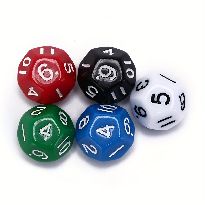 1pc Acrylic 12 Sided Dice Multiple Sided Dice For Funny Party Club Playing Game