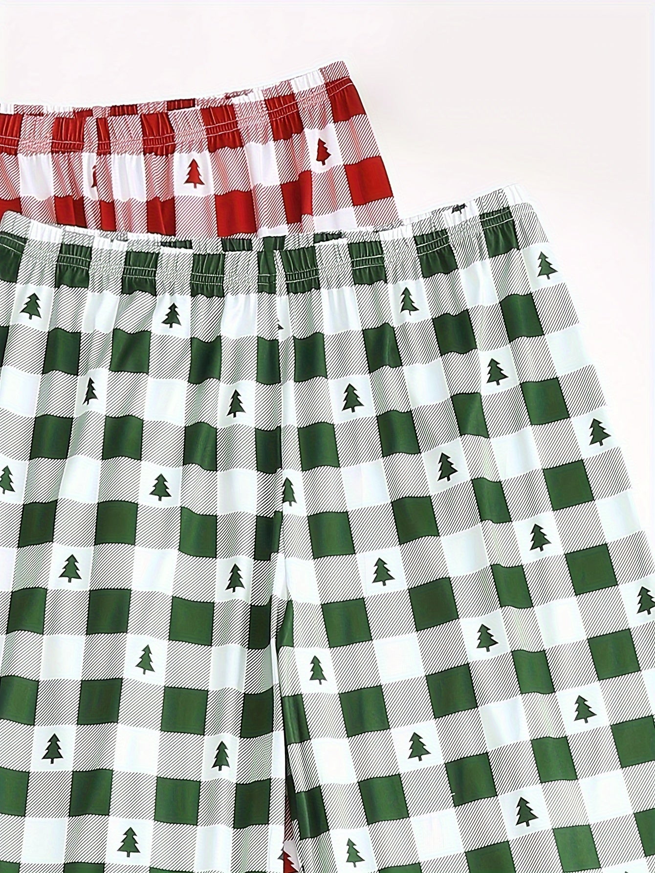 2 Pack Women's Plus Size Christmas Sleepwear Bottoms Set