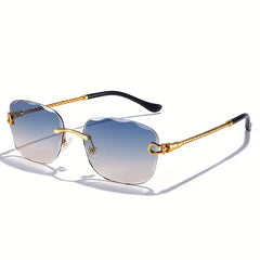 Men's Rimless Sunglasses UV Protection for Beach