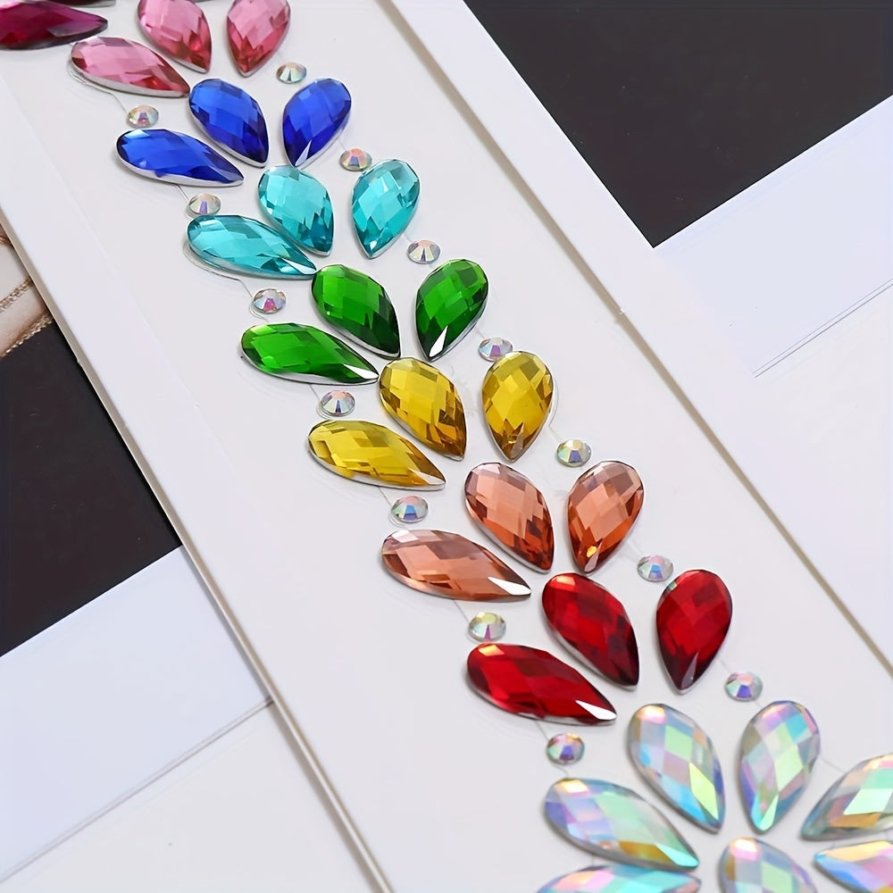 Hair Gems Tattoo Stickers Face Body Jewels Stickers