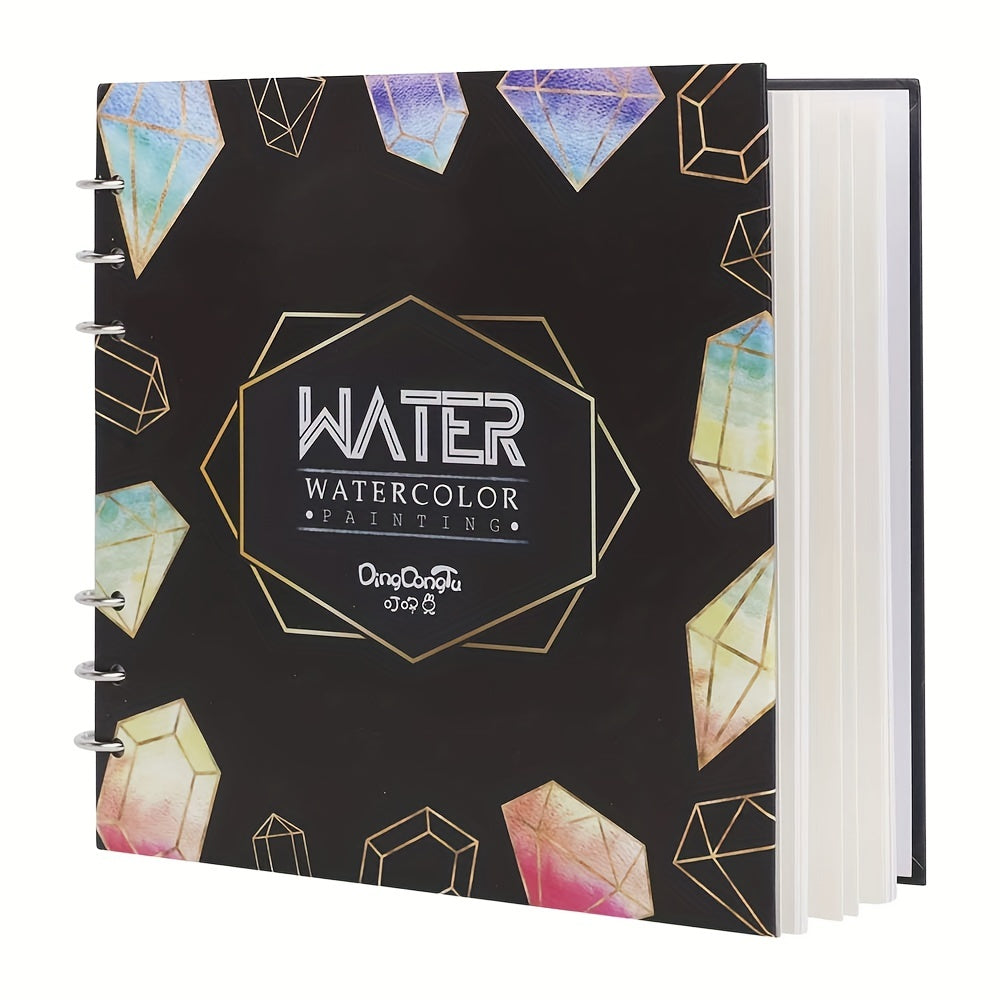 Watercolor Sketchbook 300gsm 20 Sheets Loose Leaf Binding Water Journal