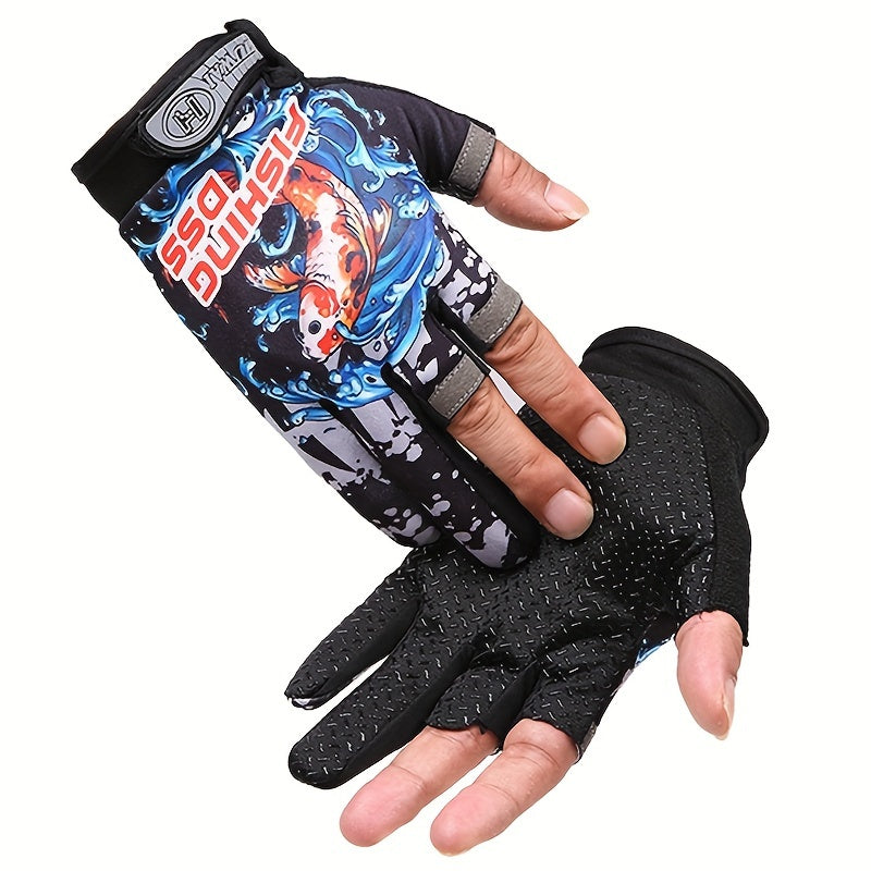Anti-slip Fishing Gloves Touch Screen Cycling Gloves