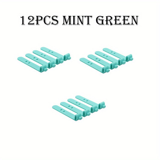 12PCS Candy Wire Winder Silicone Headphones Cable Organizer