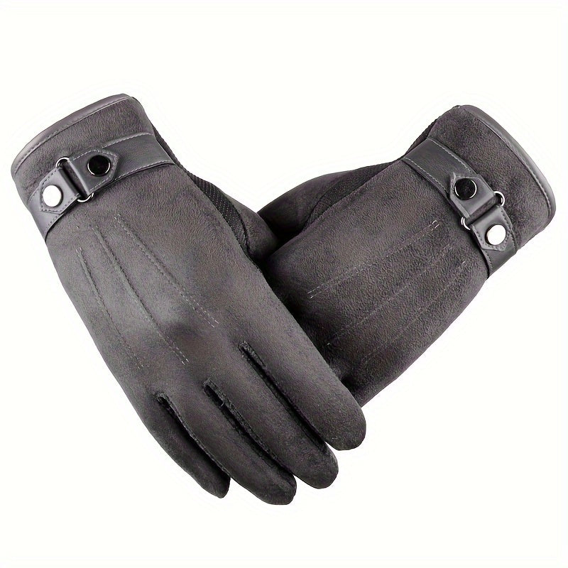 Winter Motorcycle Riding Gloves Touch Screen Windproof Warm Gloves