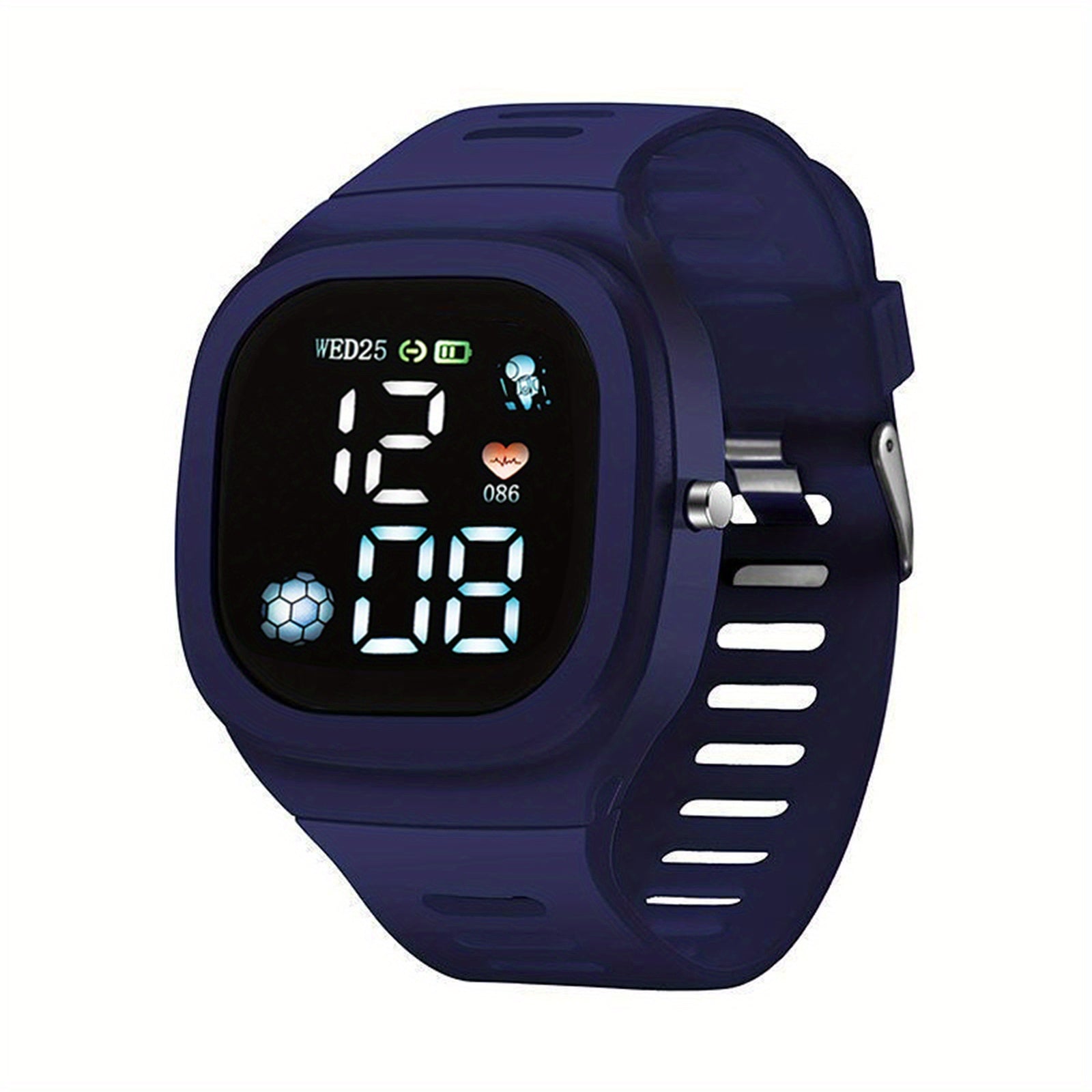 Electronic Watch LED Display Easy Operation Watch