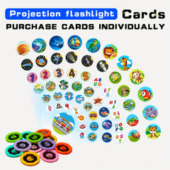 Projection Flashlight Cards for Flashlights - 144 Patterns