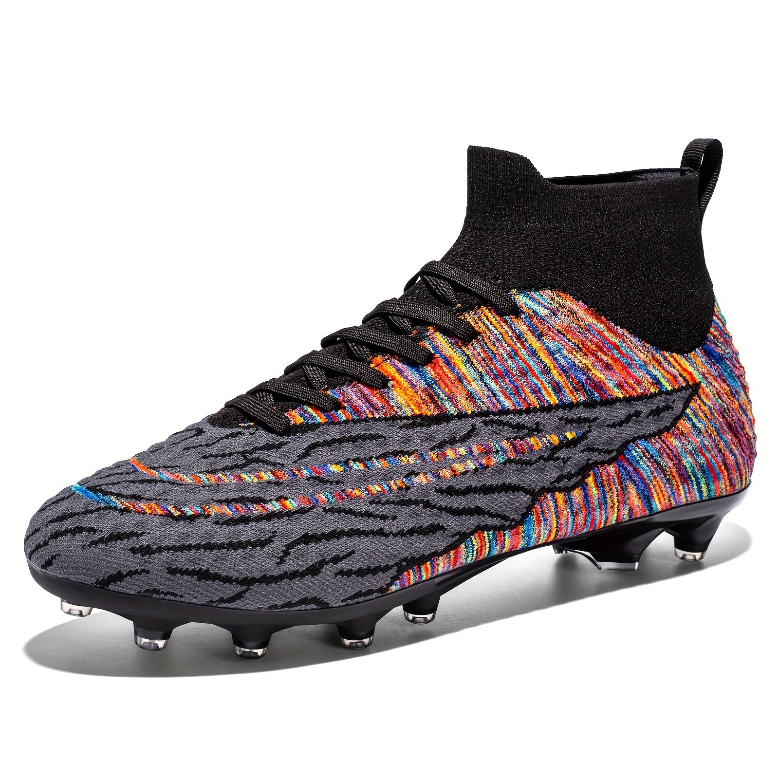 Unisex AG Cleat Soccer Shoes Professional Outdoor Training Shoes